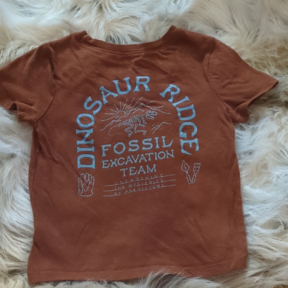 Dinosaur Ridge Fossil Excavation Team Kids Shirt 3T
